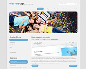 SocialNet Website Template