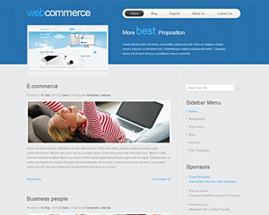 WideCommerce Website Template